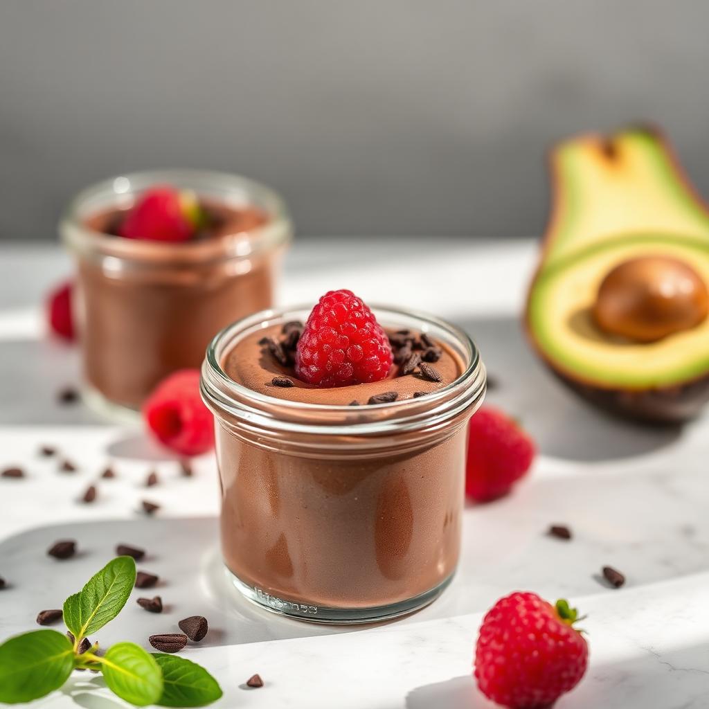 Mousse de Chocolate com Abacate